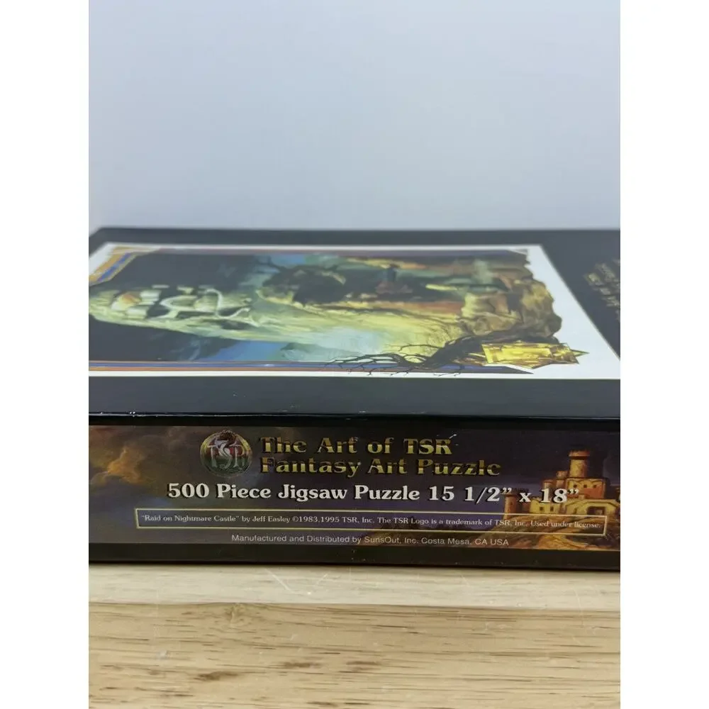 Vintage Raid on Nightmare Castle Art Of TSR 500 Piece Jigsaw Puzzle NOS Sealed